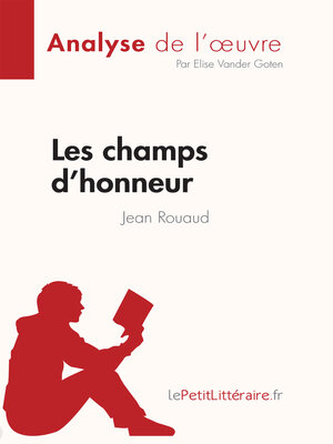 cover image of Les champs d'honneur de Jean Rouaud (Fiche de lecture)